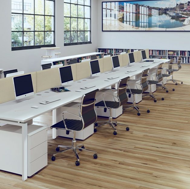 Agencement bureaux collectifs - 12 collaborateurs