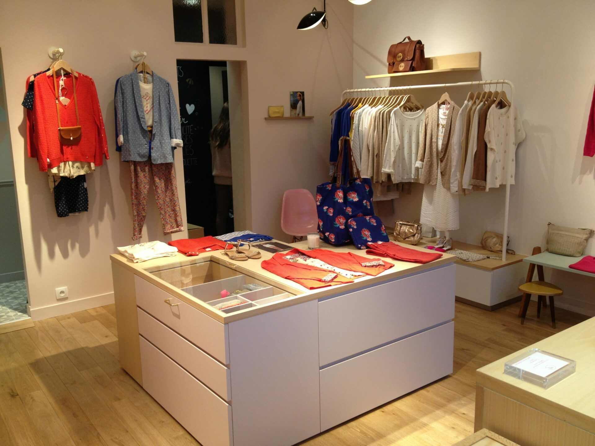 Agencement d'une boutique de prêt à porter