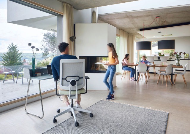 Agencement d'un bureau individuel dans un espace ouvert