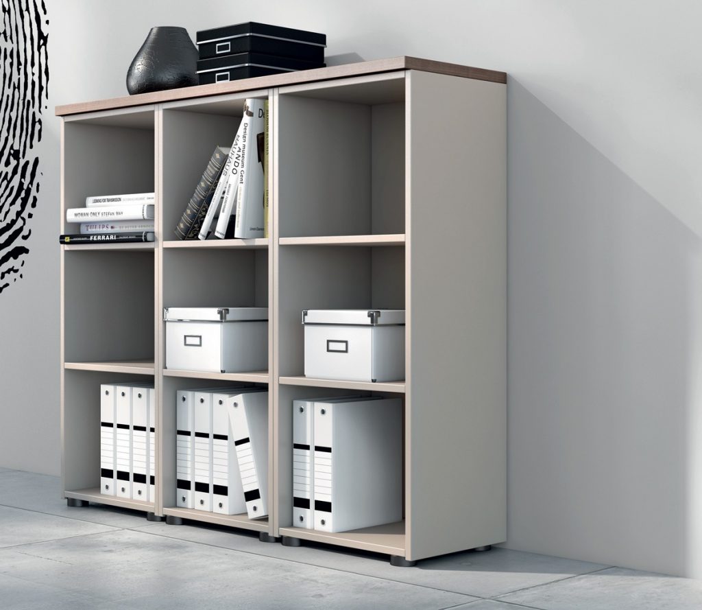 Agencement d'un placard sur mesure adapté aux rangements administratifs