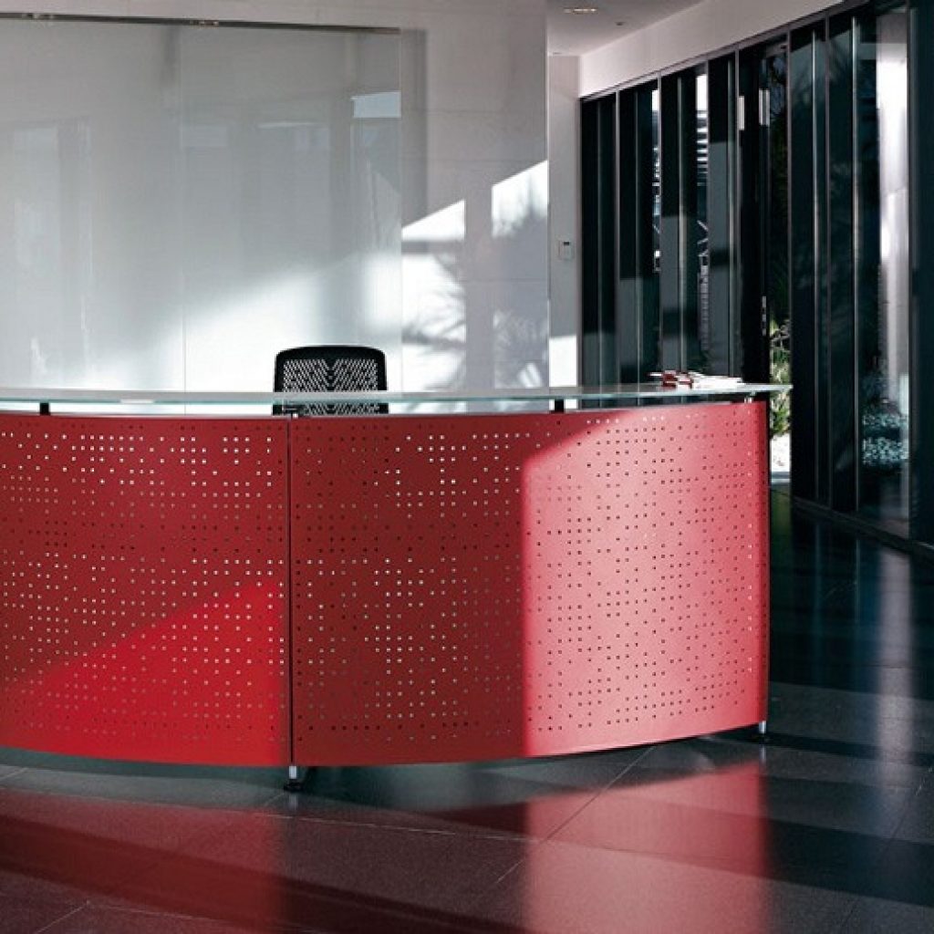 Agencement préfecture et de sa banque d'accueil design