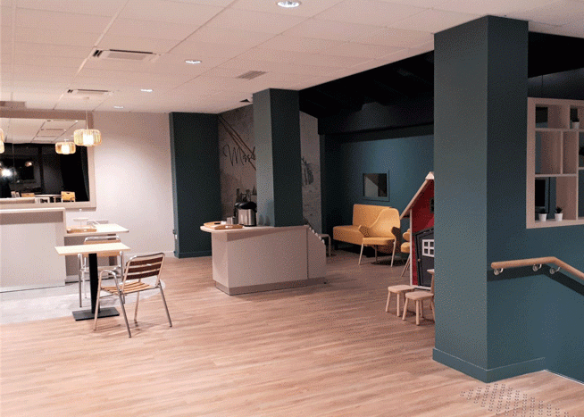 racinea amenagement maison retraite hall entree espace vie famille