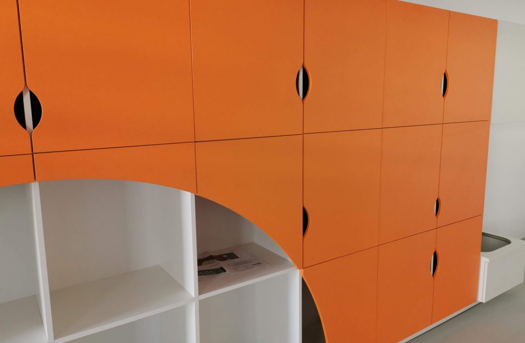 Aménagement vestiaire et rangements