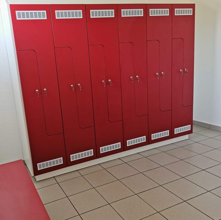 Aménagement vestiaire d'une entreprise