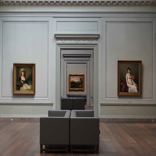 Mobilier conçu pour agencer un musée