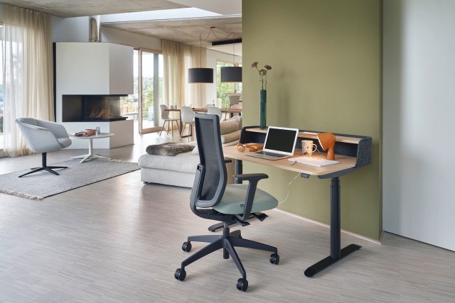 Agencement d'un bureau individuel sobre et classe