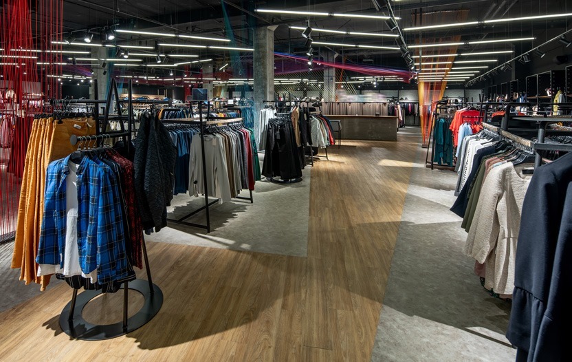 Aménagement d'un showroom haut de gamme pour une marque de vêtements