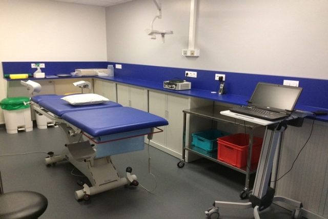 Agencement d'une salle de soins